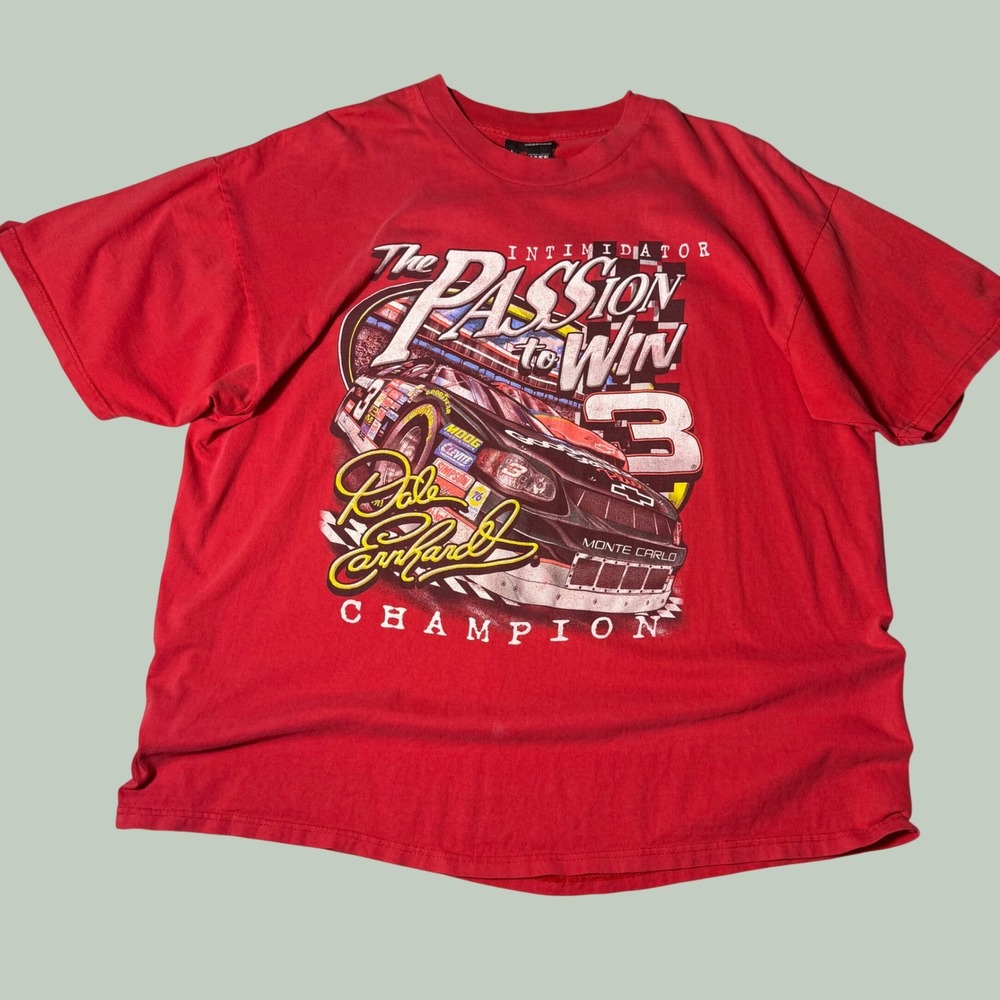 Vintage Dale Earnhardt NASCAR Shirt 2000 Chase Authentics Red Intimidator XL
